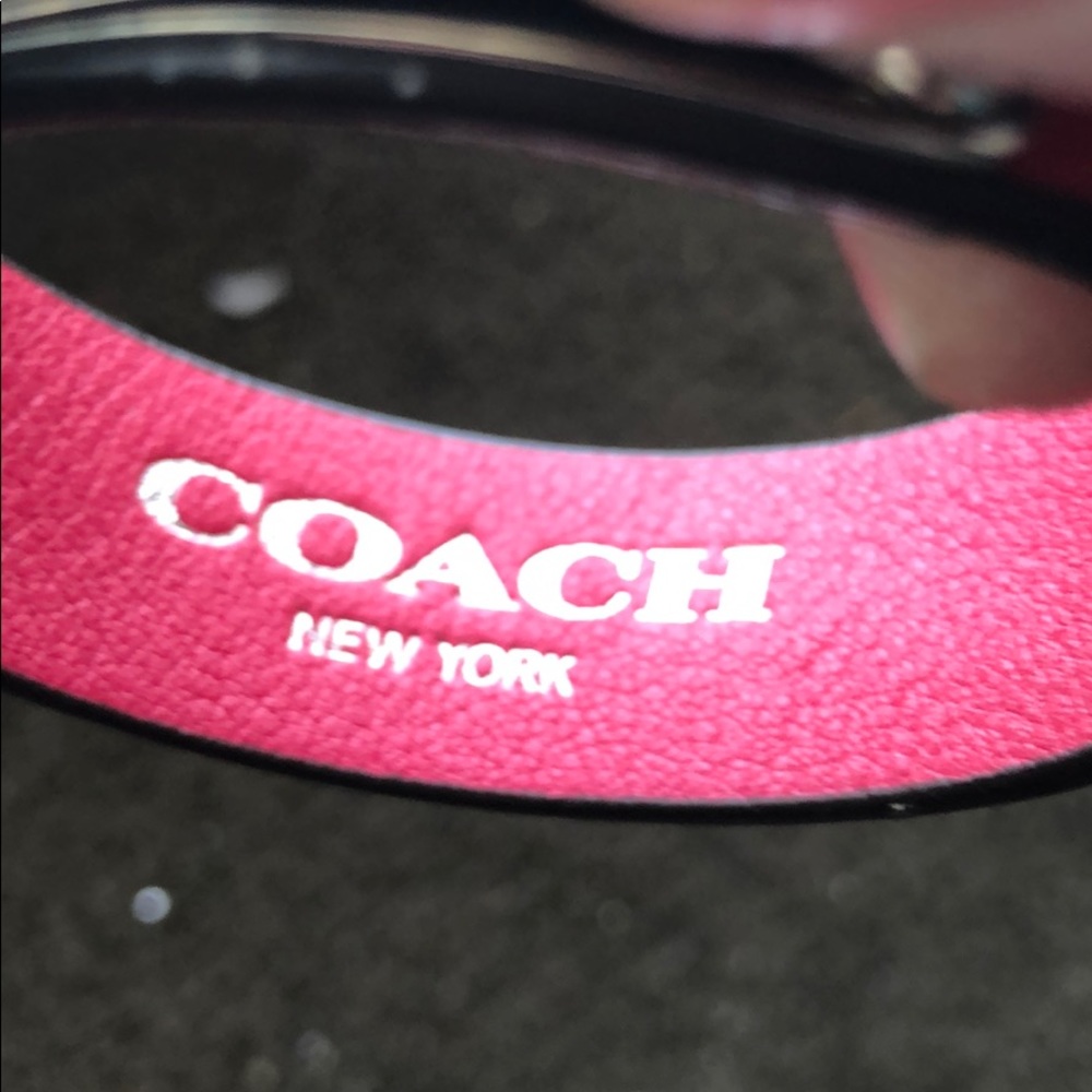 RED COACH TWIST BRACELET - Picture 2 of 3